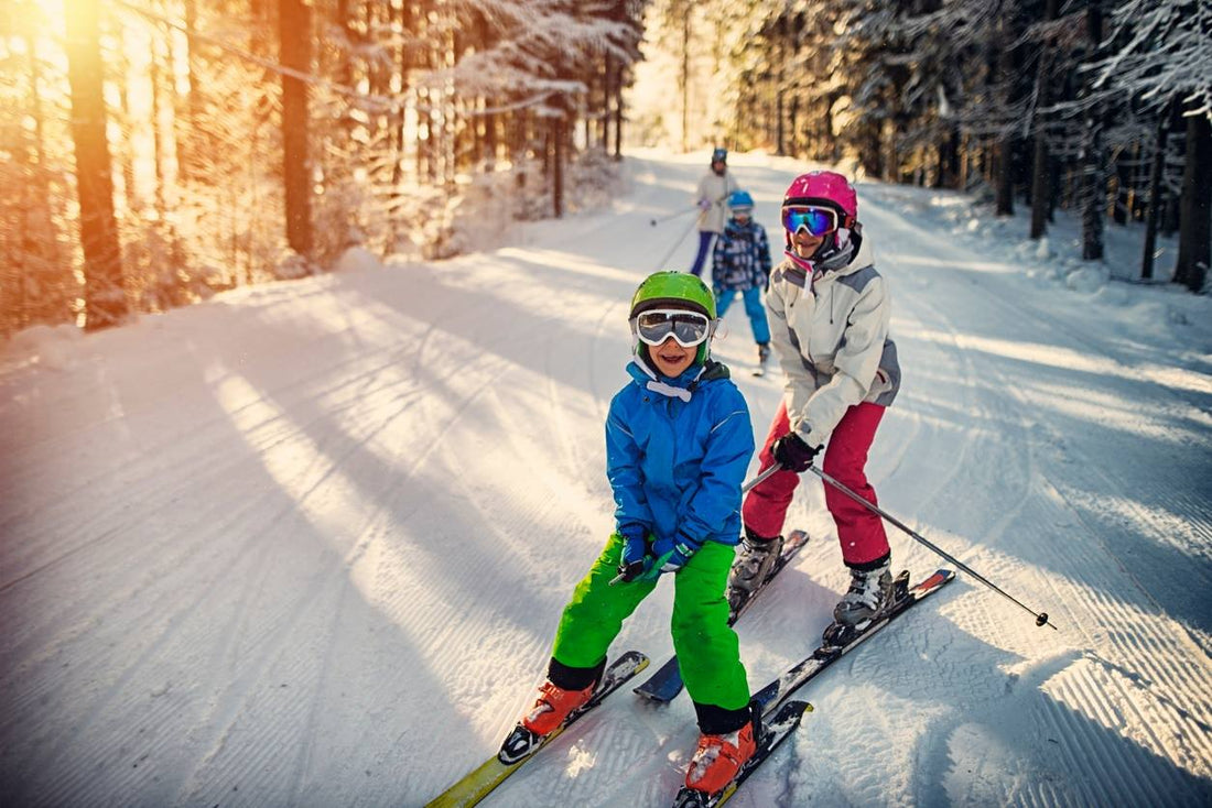 How to Keep Smiling While Skiing with your Kids